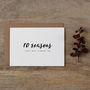 10 Reasons I Can't Wait To Marry You Wedding Card, thumbnail 1 of 2