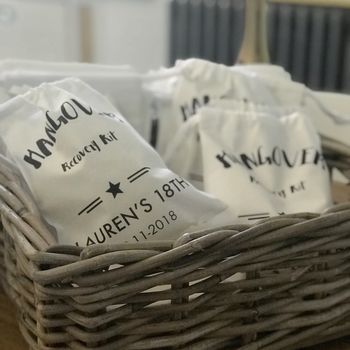 Personalised Hangover Recovery Kit Bag, 4 of 12