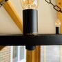 Eight Light Wagon Wheel Chandelier With Hand Painted, thumbnail 5 of 5