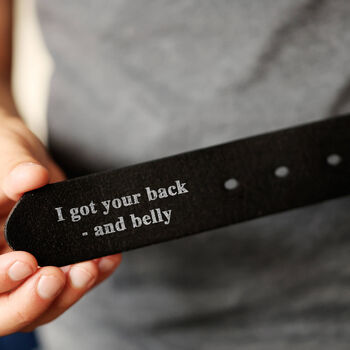 Men's Premium Leather Belt With Cross Knurl Buckle, 4 of 12