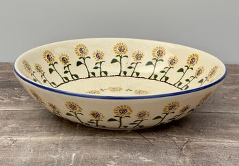 Sunflower Patterned Serving Bowl, 28cm, 2 of 2