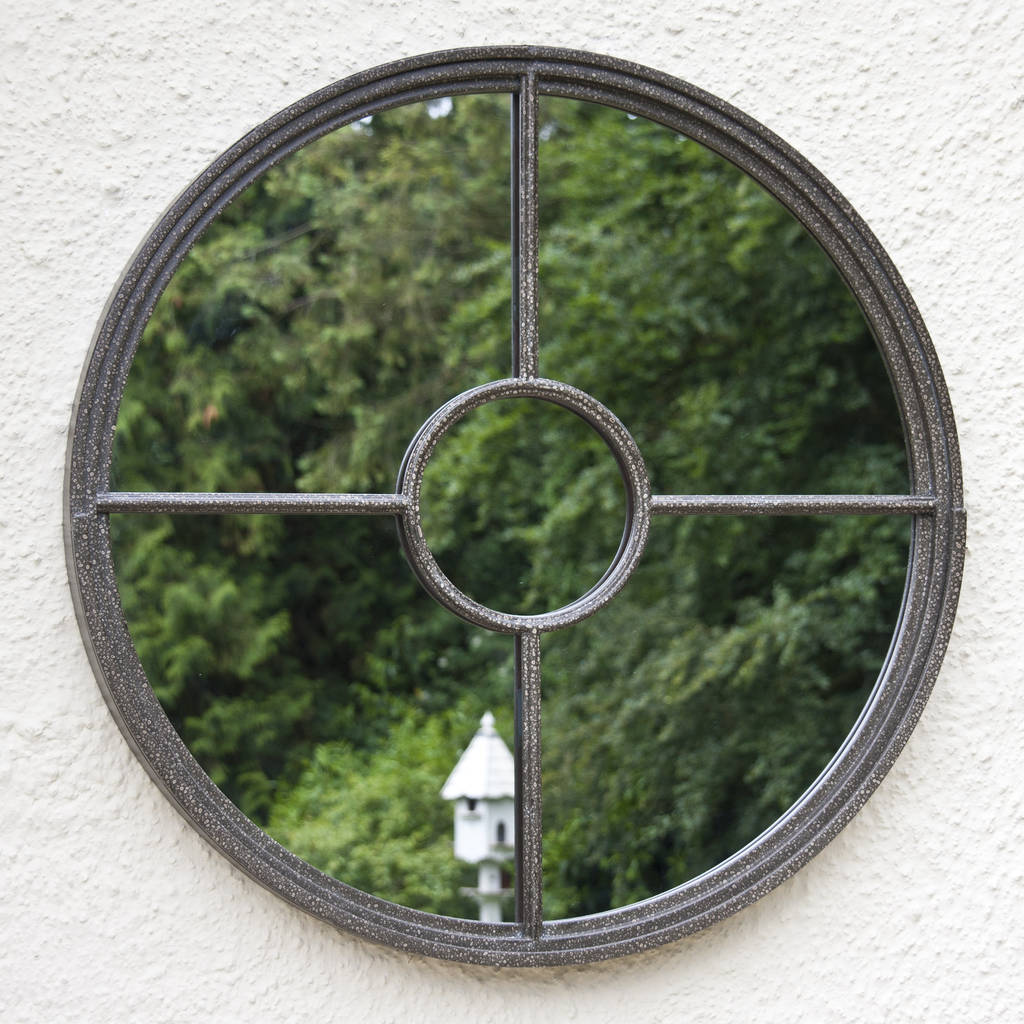 rochelle round garden mirror by decorative mirrors online ...