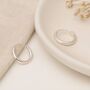 Mini Sterling Silver Huggie Hoop Sleeper Earrings, thumbnail 1 of 7
