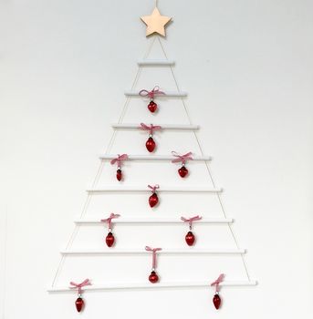 Eco Wooden Hanging Christmas Tree, 4 of 10