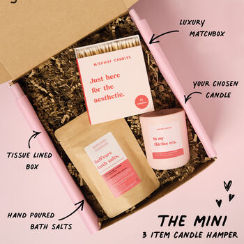 Funny 30th Birthday Gift For Her Pink Candle Thirties Era, 3 of 6