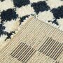 Barrile Chequered Machine Woven Area Rug, thumbnail 9 of 10