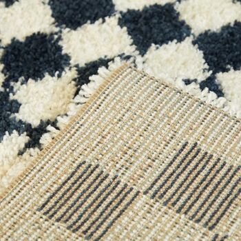 Barrile Chequered Machine Woven Area Rug, 9 of 10