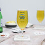 Personalised Pale Ale Stemmed Beer Glass, thumbnail 1 of 7