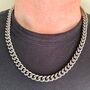 Men's Bold Titanium Chain Necklace, thumbnail 1 of 6