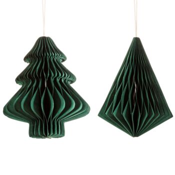 Diamond Shape Honeycomb Tree Decoration, 4 of 4