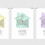 'Home Is Where The Heart Is' Map Print, thumbnail 5 of 11