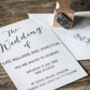 Calligraphy Wedding Invitation Stamp, thumbnail 1 of 7