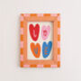 Love Hearts Print, Hearts Wall Art, thumbnail 9 of 9