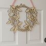 Personalised Wooden Christmas Wreath, thumbnail 1 of 5