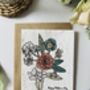 Plantable Happy Mother's Day Flowers Card, Seeded Card, thumbnail 1 of 2
