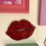 Kiss Lips Resin Wall Art, thumbnail 2 of 6