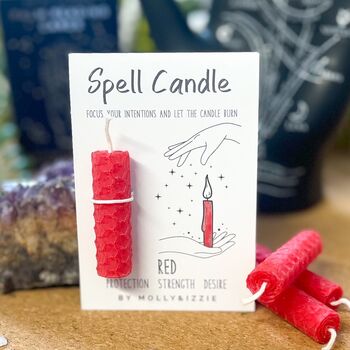 Red Spell Candle Protection, Strength And Desire, 2 of 2