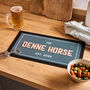 Personalised Home Pub Bar Mat, thumbnail 1 of 4