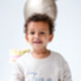 Personalised Big 'Two' Embroidered Second Birthday Sweatshirt Jumper, thumbnail 4 of 7