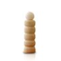 Travertine Ribbed Candle Holder, thumbnail 2 of 2