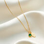Real Semi Precious Birthstone Necklace With Diamonds, thumbnail 9 of 12
