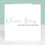 Personalised Christening Or Baptism Calligraphy Card, thumbnail 1 of 6