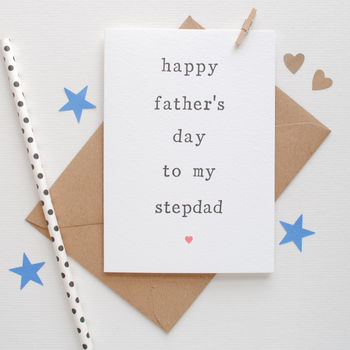 'Happy Father's Day' Stepdad Card, 2 of 3