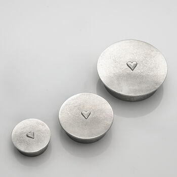 Heart Cast Pewter Trinket Box, 6 of 9