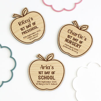 First Day Of School Or Nursery Wooden Keepsake Plaque, 2 of 3