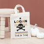 Personalised Cotton Halloween Trick Or Treat Bag, thumbnail 10 of 12