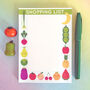 Kawaii Magnetic Shopping List Pad, thumbnail 1 of 7