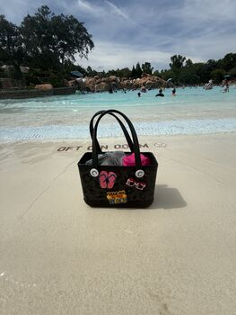 Save 20%! Stylish Leopard Print Tote Bags, Always In Fashion! Includes Initial Charm, 12 of 12