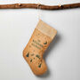 Personalised Residence Jute Christmas Stocking, thumbnail 2 of 4