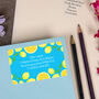 Bright Turquoise Lemons A4 Sheet Labels, thumbnail 1 of 1