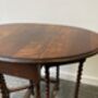 Edwardian Oak Drop Leaf Side Table, thumbnail 9 of 9