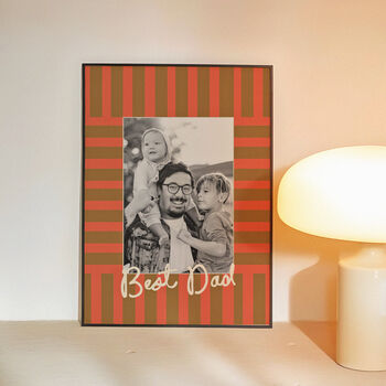 Best Dad Personalised Photographic Print For Dad, 2 of 11