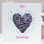 I Love Granny Butterfly Heart Birthday Card, thumbnail 2 of 9