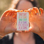 One Day At A Time, One Step At A Time, Positive Metal Wallet Card, thumbnail 1 of 3