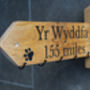 Wall Mounted Oak Coat Rack Inspired By Country Fingerpost Sign Posts, thumbnail 1 of 11