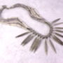 Geometric Metal Statement Collar Necklace, thumbnail 2 of 2
