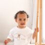 'Our First Father's Day' Personalised Embroidered Bear T Shirt, thumbnail 5 of 5