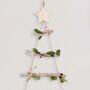 Nordic Forest Wall Hanging Christmas Tree Ladder, thumbnail 3 of 4