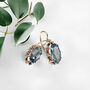 Aqua Gemstone Dangle Earrings, thumbnail 1 of 4