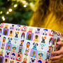 Cute Winter Dog Christmas Wrapping Paper Two Sheets, thumbnail 5 of 8