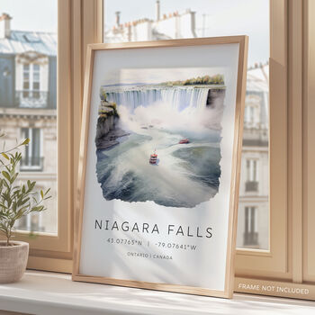 Canada Niagara Falls Travel Art Print, 2 of 7