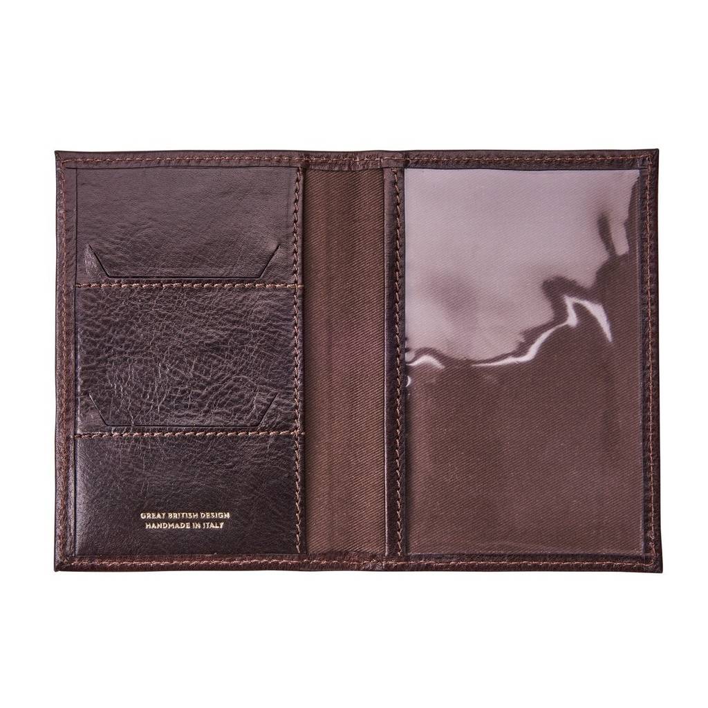 Personalised Mr And Mrs Leather Passport Holders Set By Maxwell-Scott