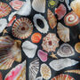 Mollusca Sea Shell Print Silk Scarf, thumbnail 4 of 6