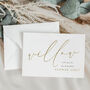 Will You Be My Bridesmaid Card | Mock Gold Script, thumbnail 2 of 7