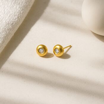 O Rba Golden Nugget Necklace With Flush Set Diamondr, 2 of 7