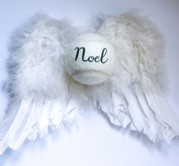 Angel Wings Tennis Ball Decoration, 4 of 8